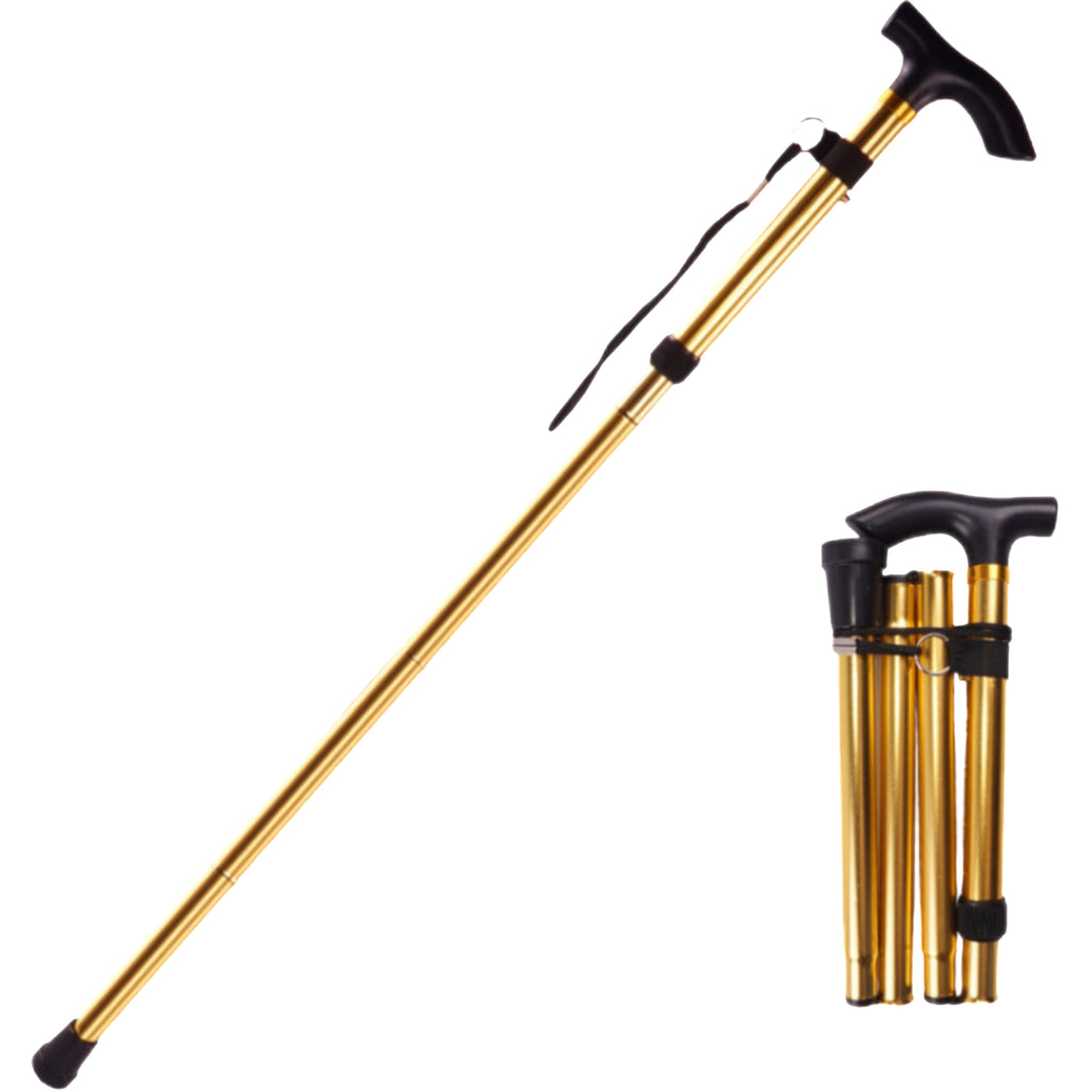 5-Section Telescopic And Foldable Hiking Poles