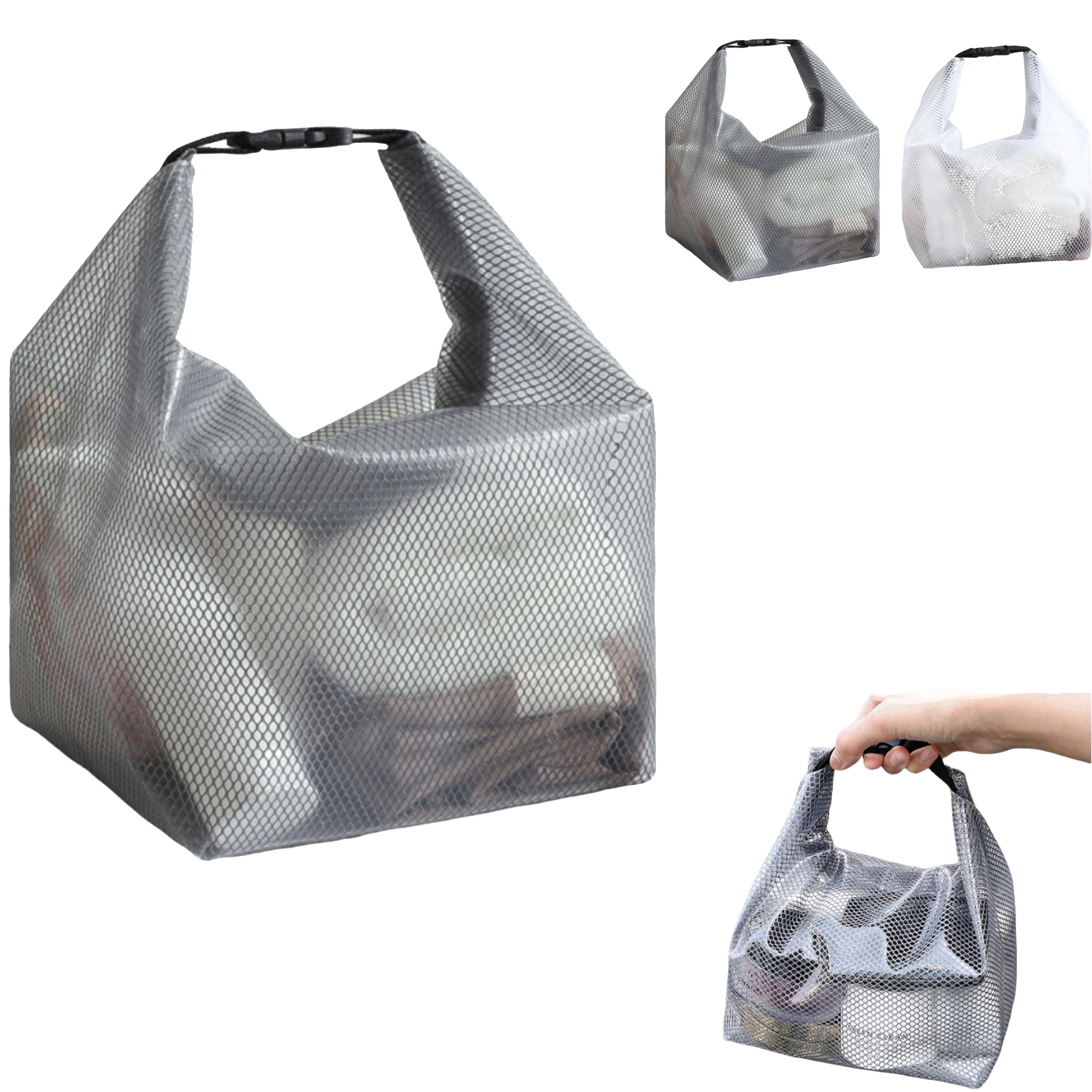 Waterproof Drawstring Pouch Large Capacity Travel Gym Swim