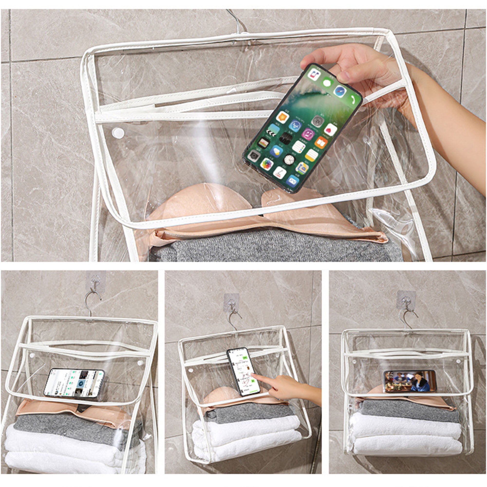 Transparent Bathroom Storage Bag