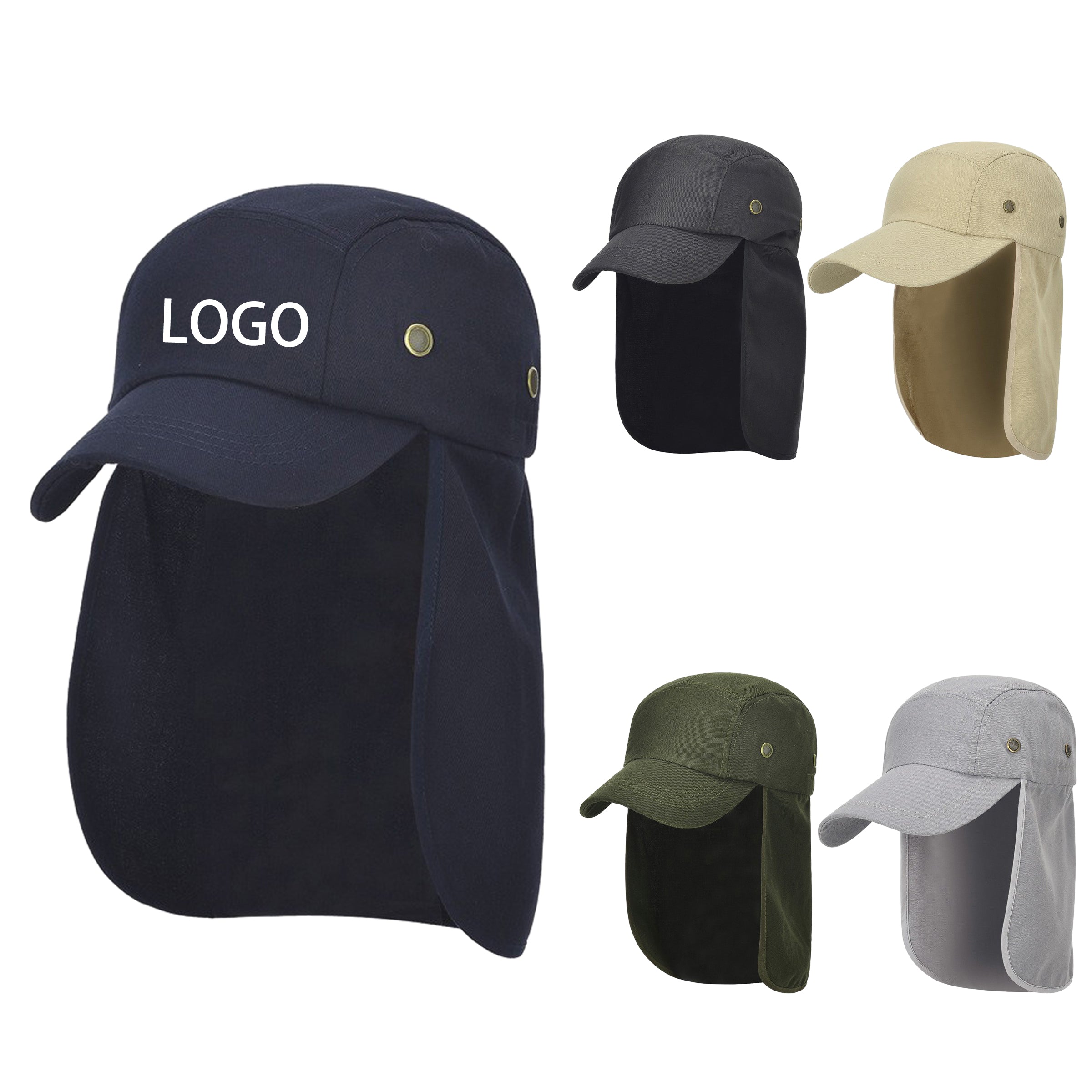 Fishing Cap With Neck Flap