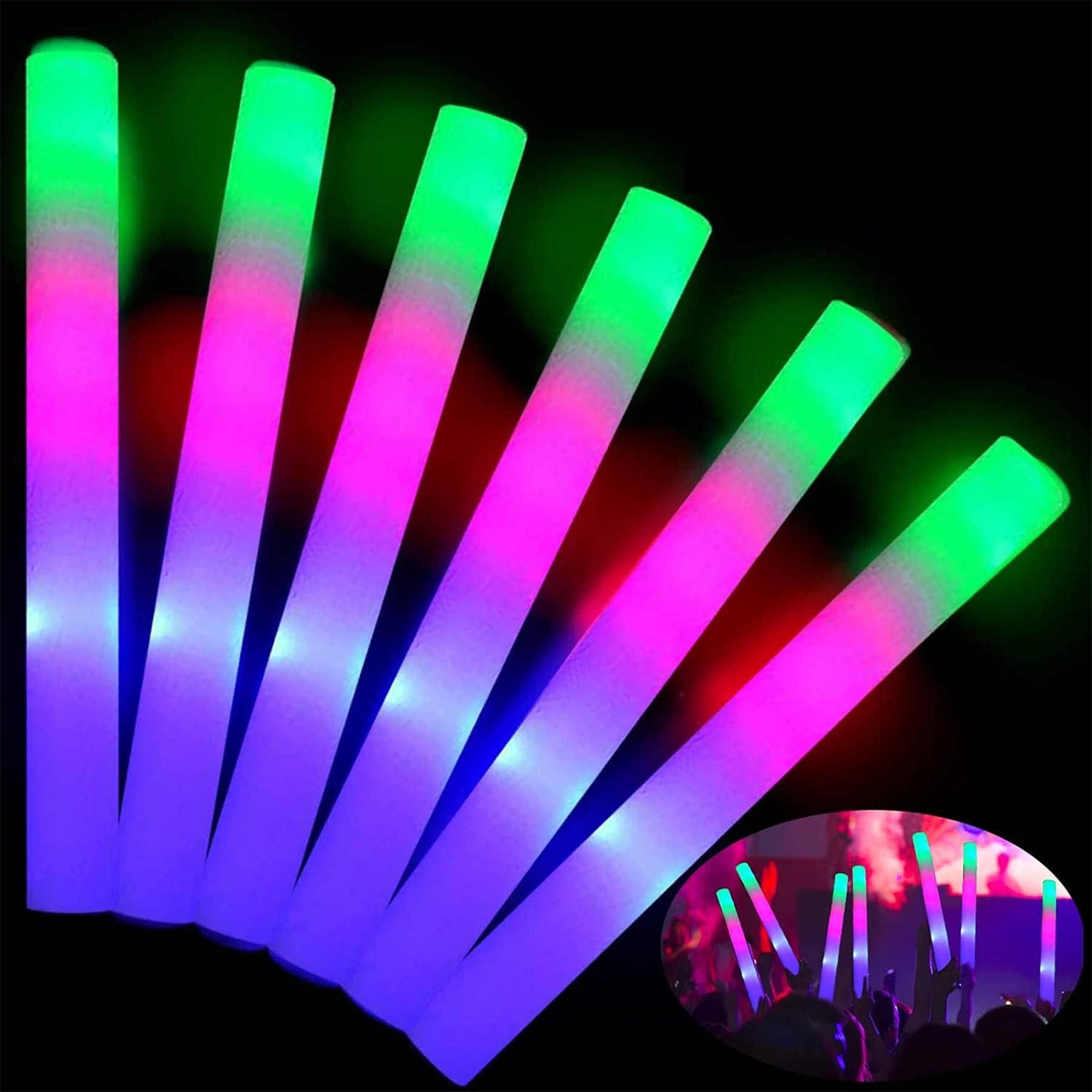 Led Light-Up Foam Cheer Stick