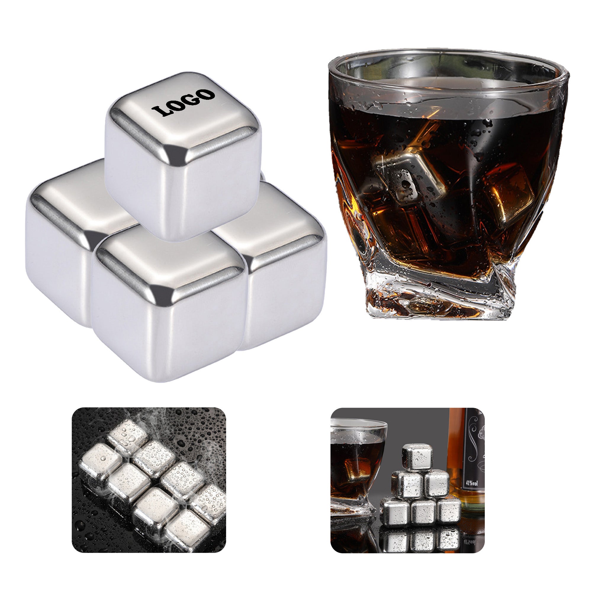 Stainless Steel Ice Cube