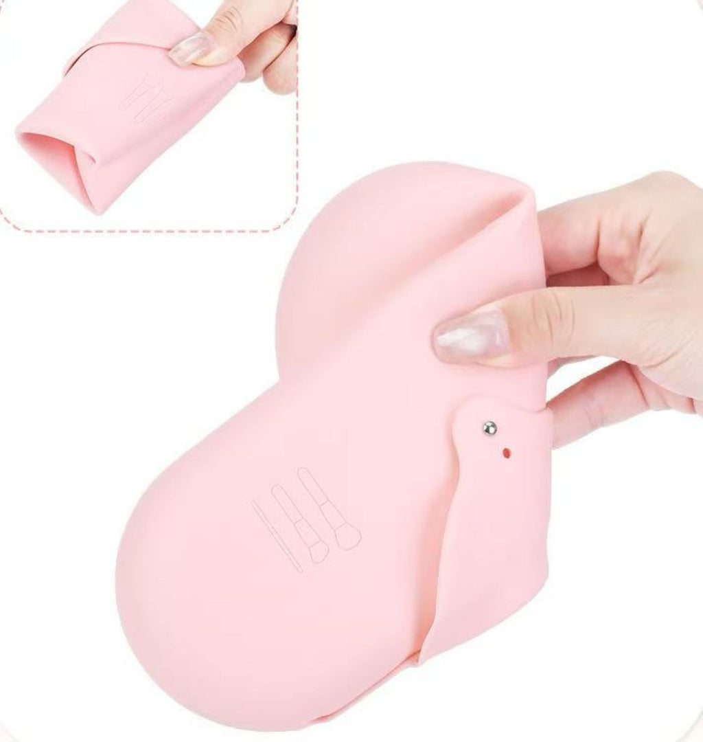 Silicone Makeup Brush Storage Box