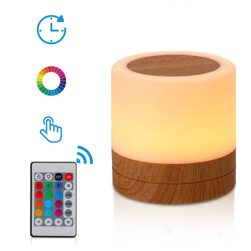 Bedroom Wood Grain Night Light