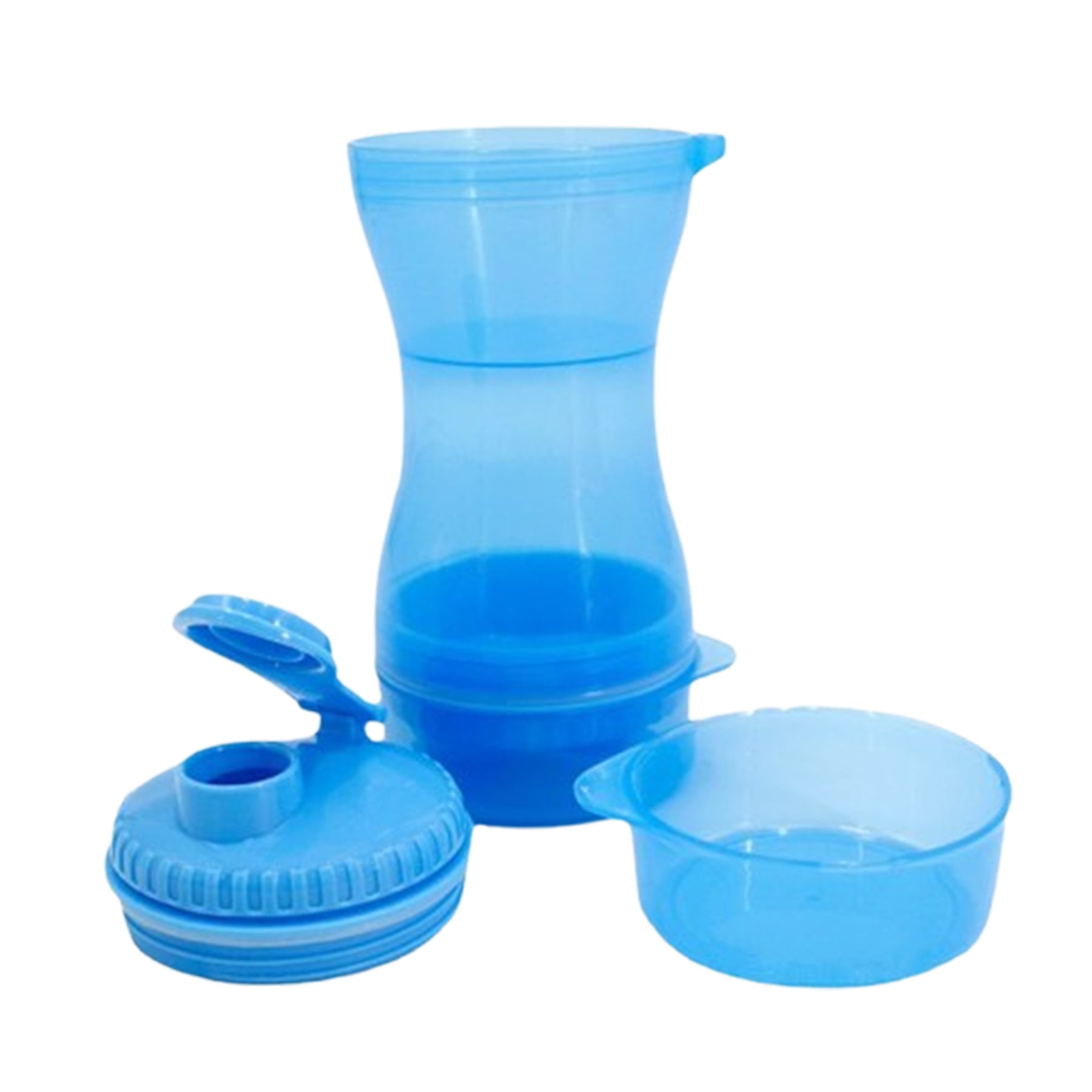 Dog Water Bottle with Food Container