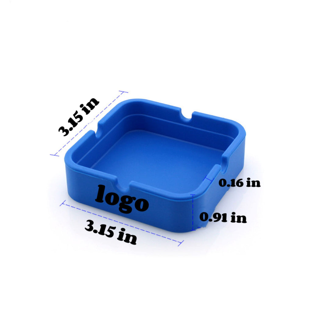 Square Silicone Ashtray