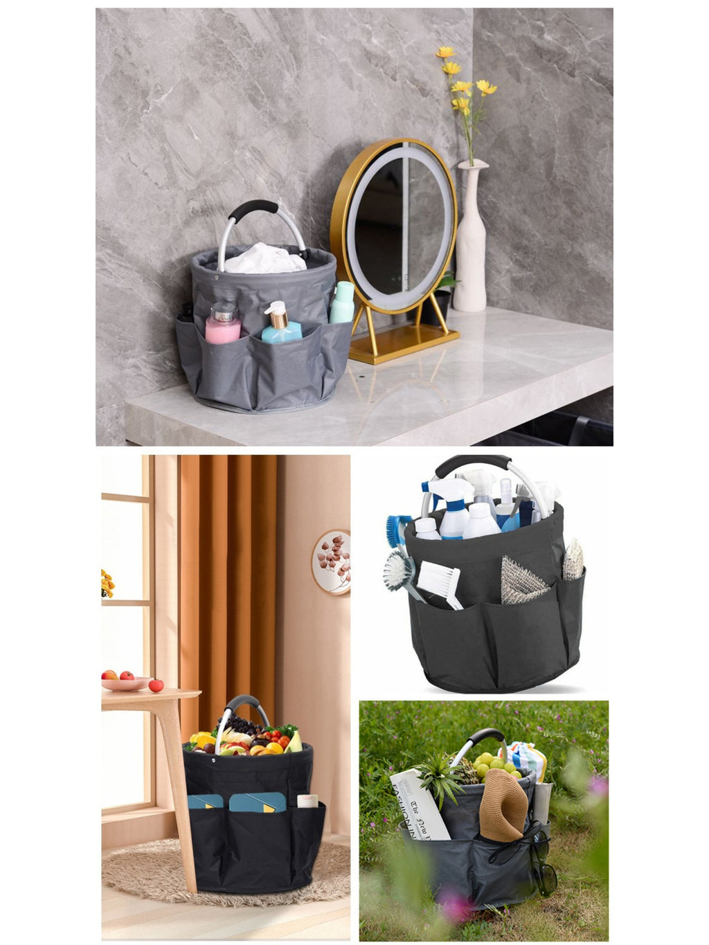 Portable Folding Beach Basket