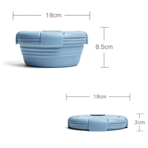 37 Oz Portable Collapsible Silicone Lunch Box