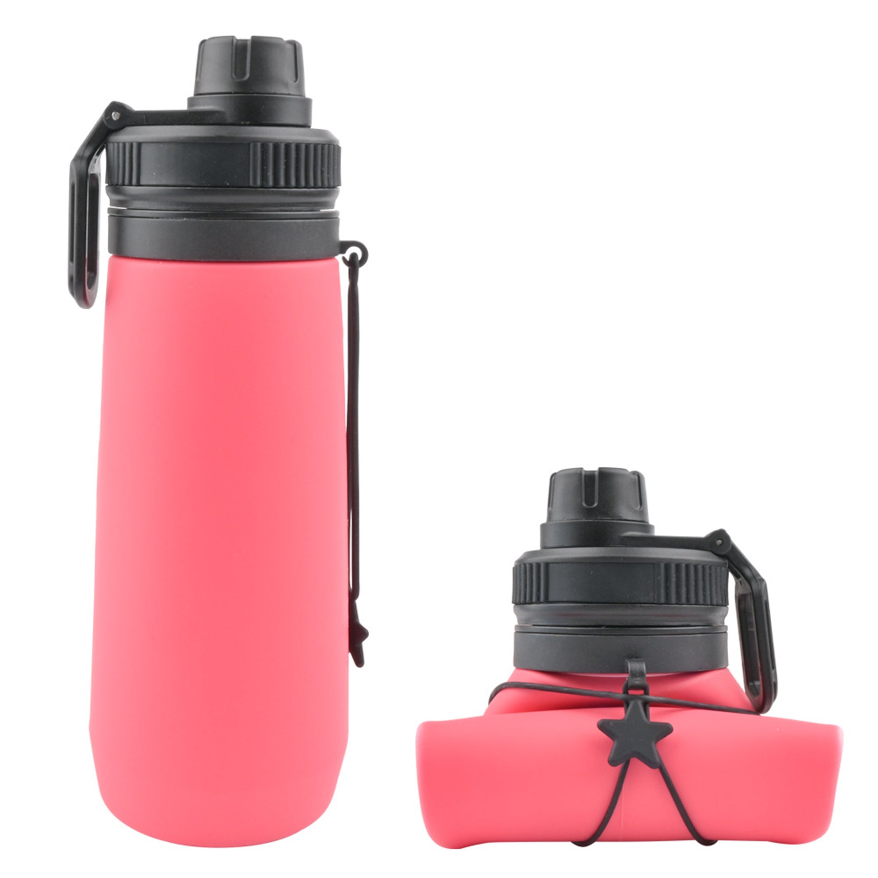Outdoor Silicone Telescopic Foldable Sport Bottle