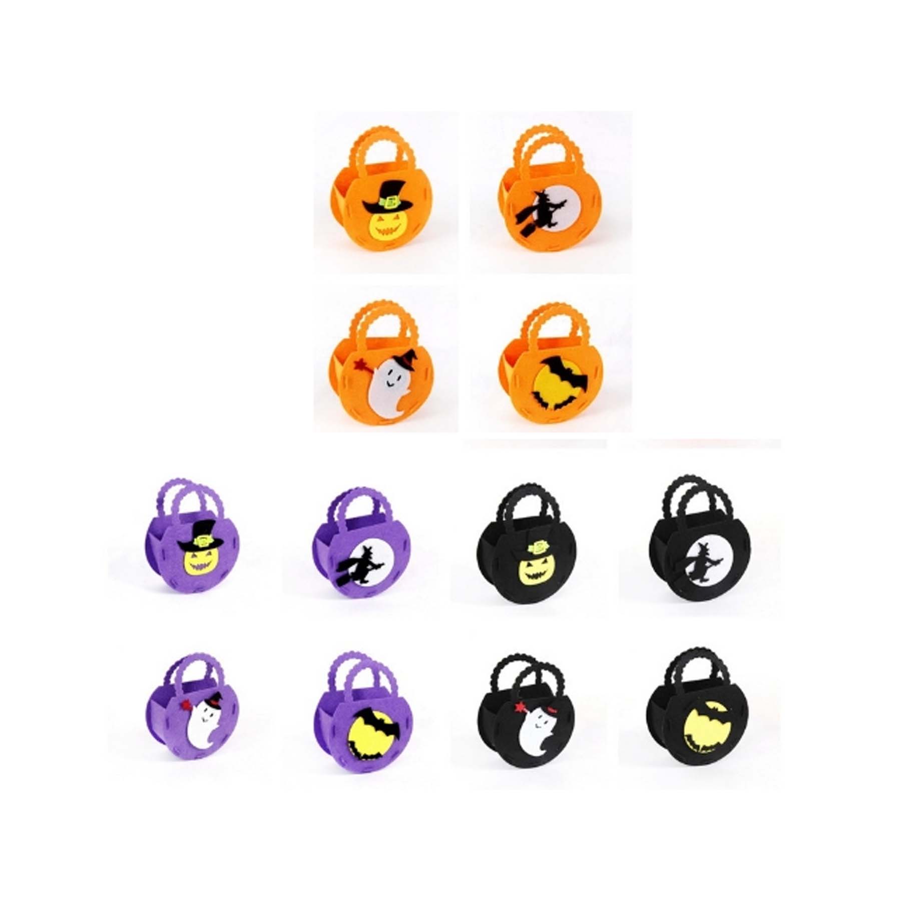 Halloween 3D Pumpkin Handheld Candy Bag