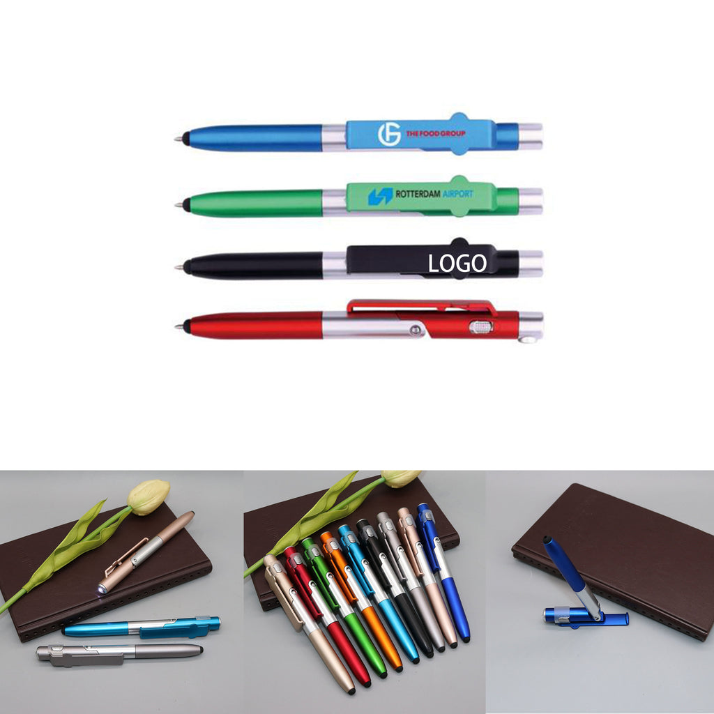 4-in-1 Phone Stand Pen With LED Light