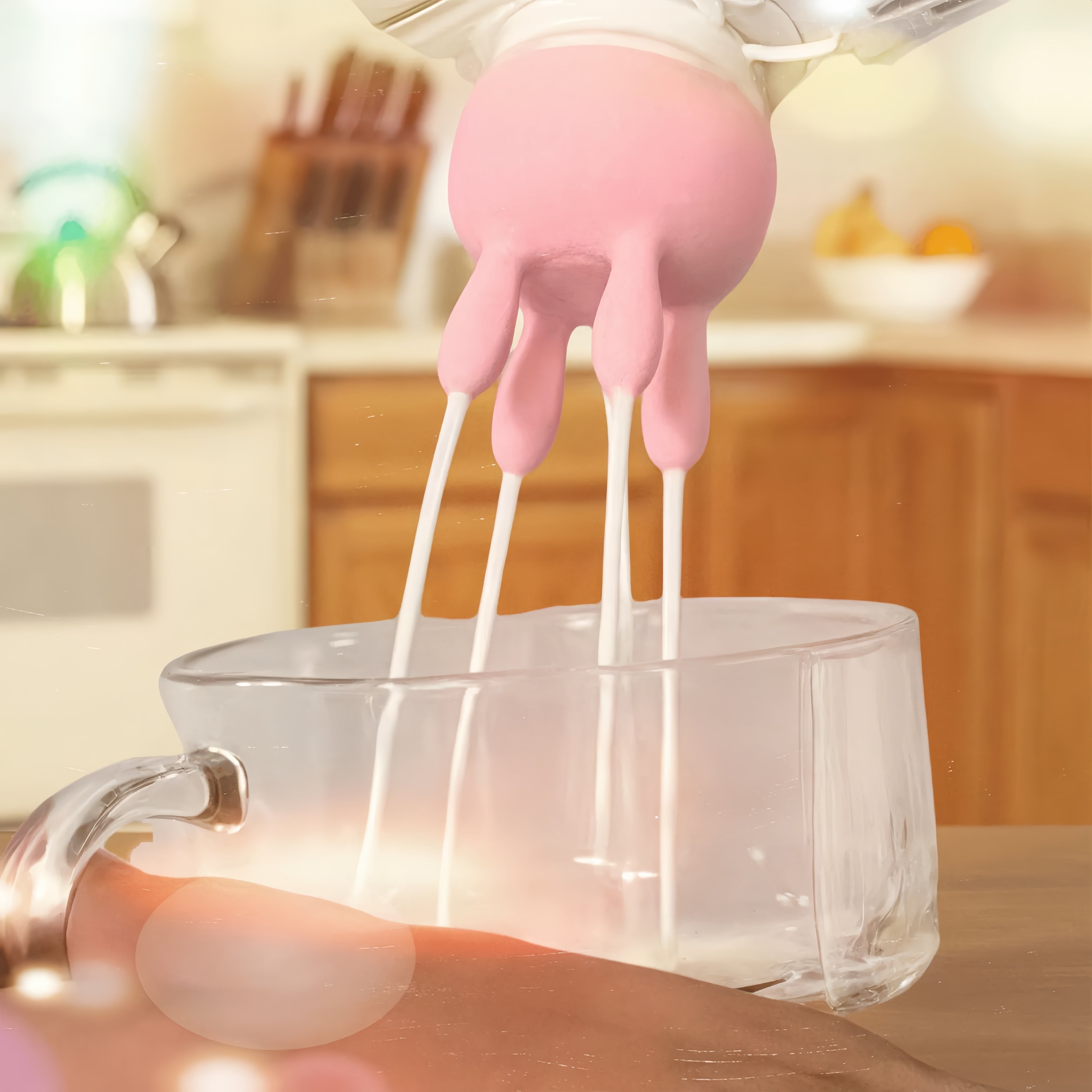 Spoof Pop Milk Cap Box Lid Creative Milk Cap Continuous Use Lid