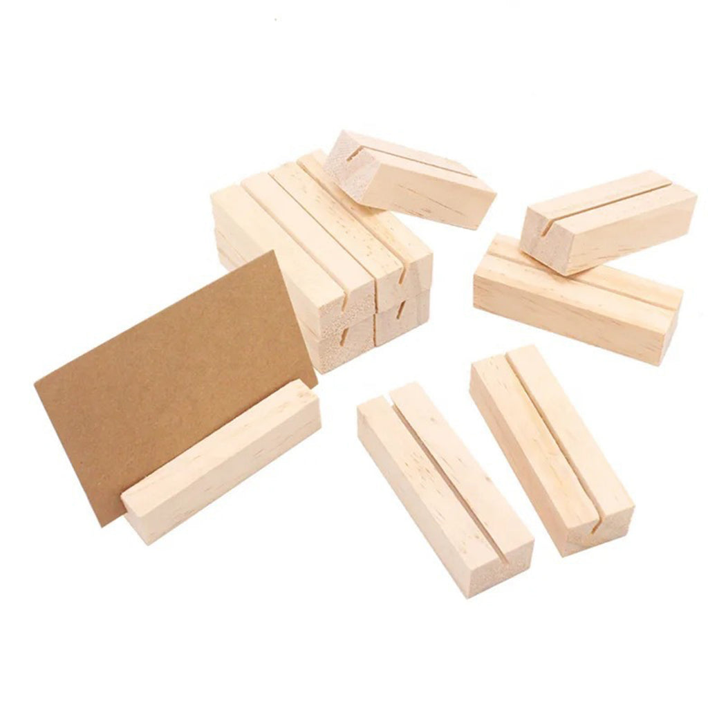 Pine Name Card Holder