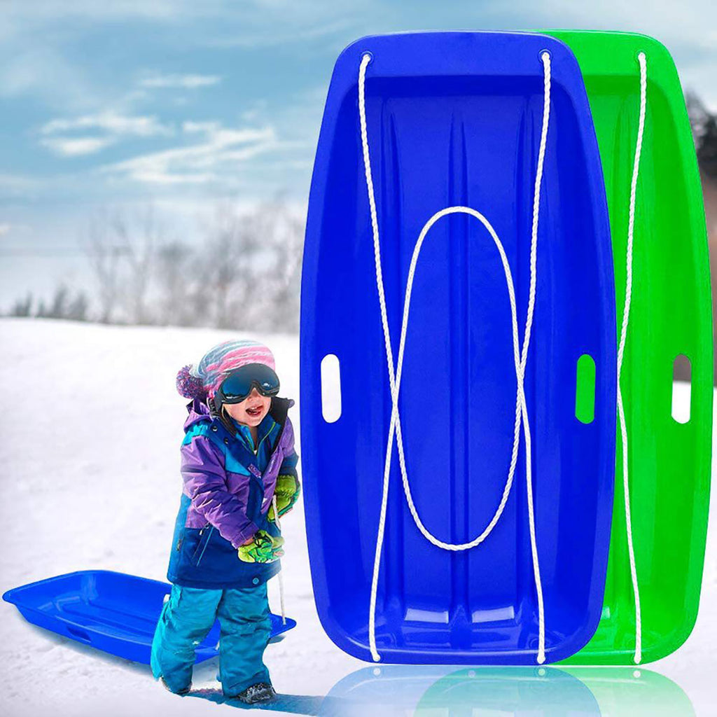 Durable Children Snow Sled Board with Pull Rope