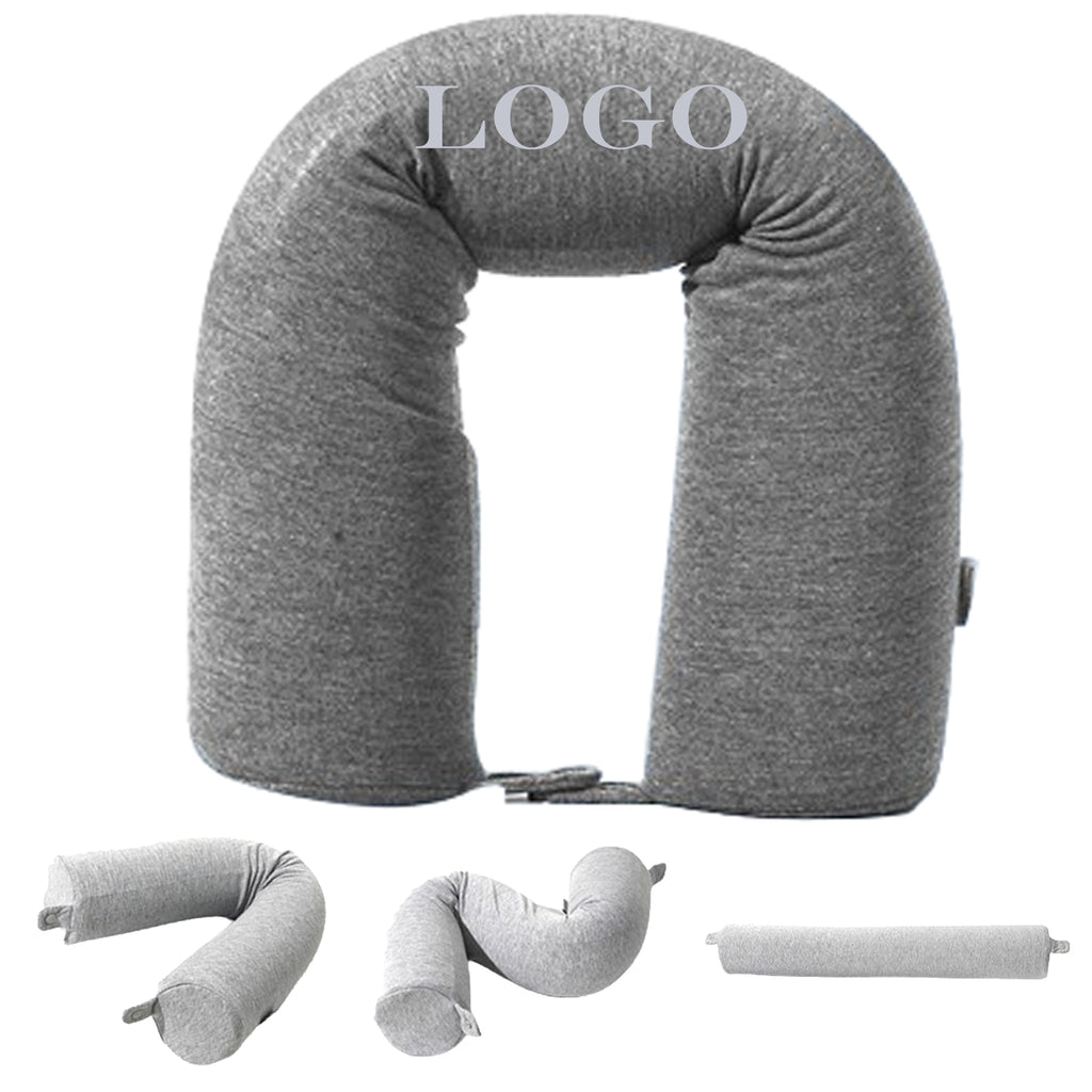 Cylindrical Latex U-Shaped Neck Pillow
