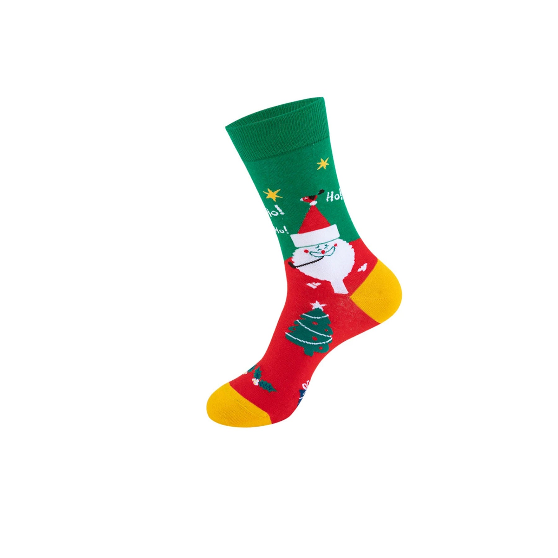 Custom Cotton Christmas Crew Socks