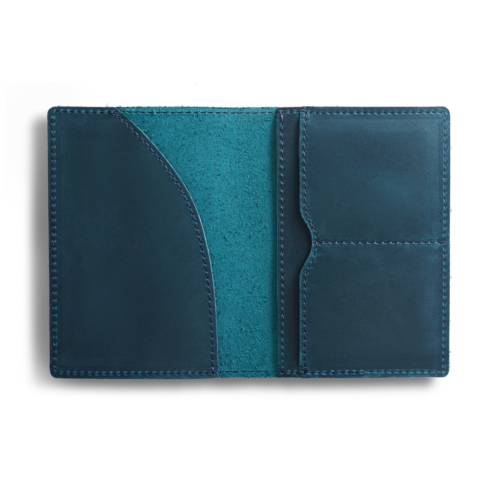 Cowhide Leather Passport Organizer Pouch