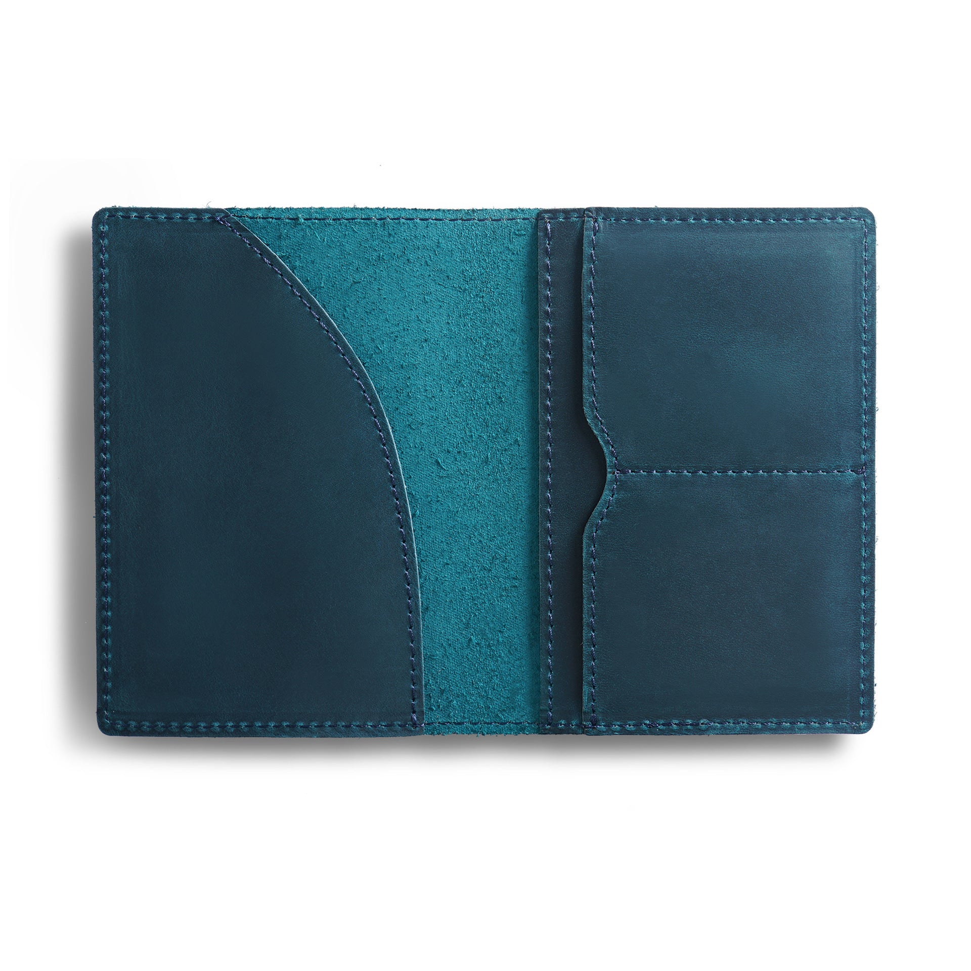 Cowhide Leather Passport Organizer Pouch