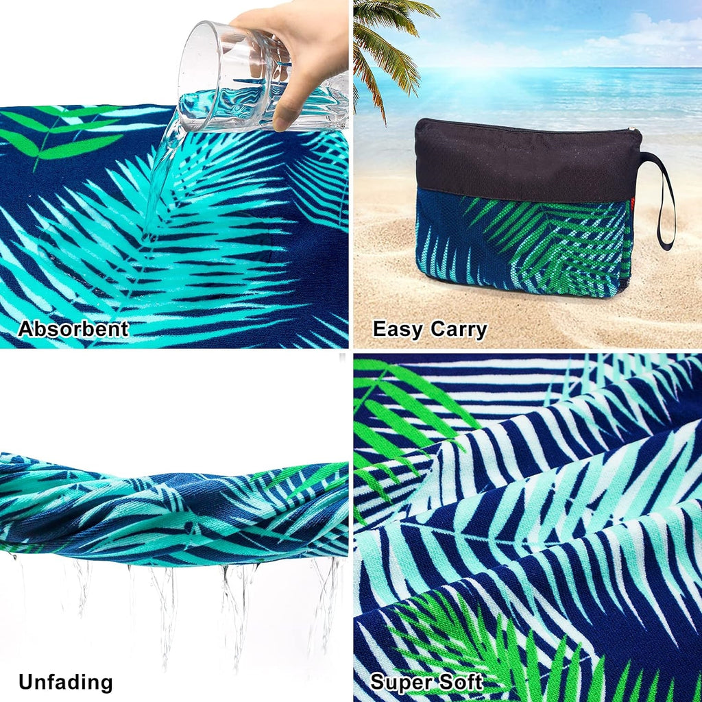 Youth Sublimation Luxury Colorful Microfiber Beach Towel