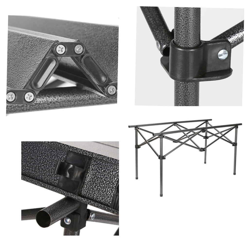 Collapsible Outdoor Picnic Metal Table