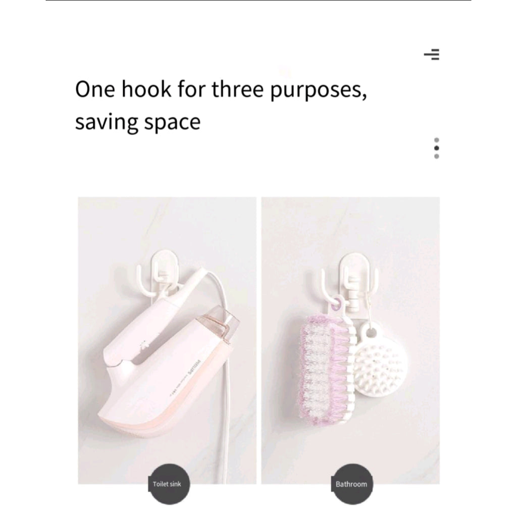 Traceless Three Hook Hanger For Kitchen