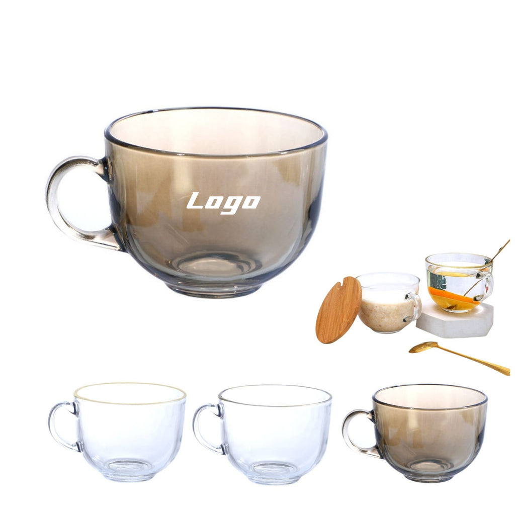 Clear Glass Coffee Milk Cups