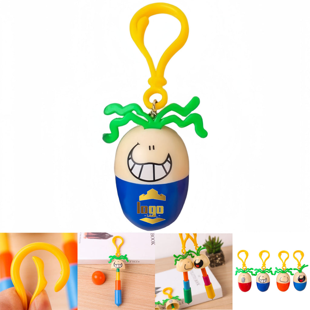 Egg Shape Retractable Ballpoint Pen