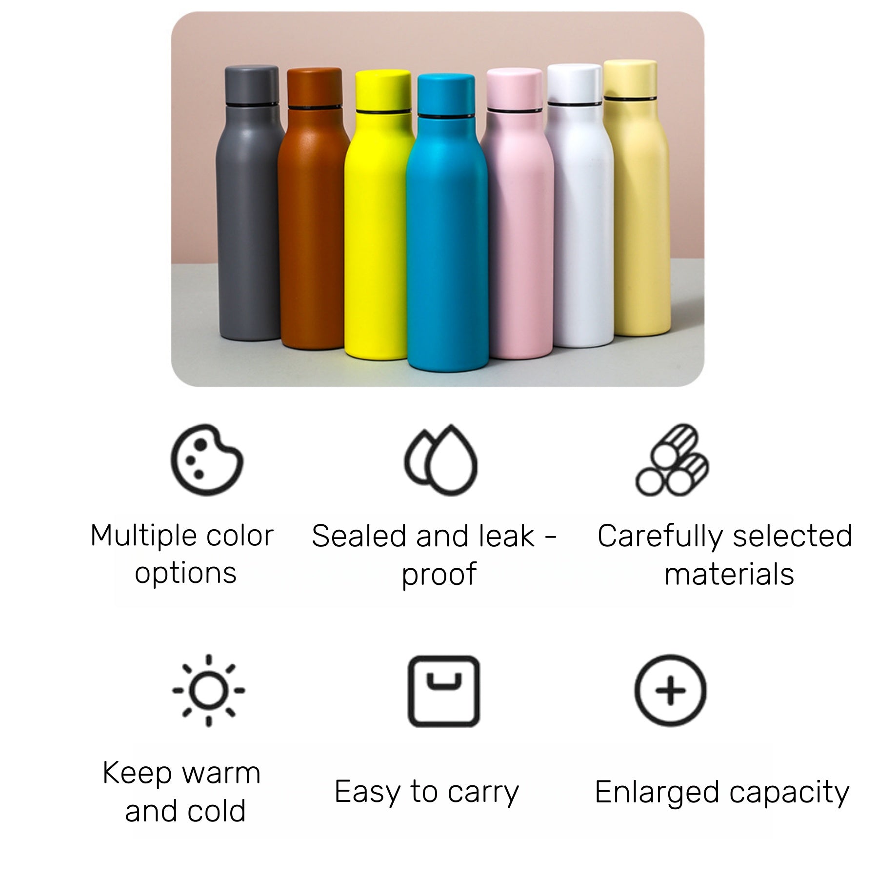 Stainless Steel Vacuum Flask For Car Use