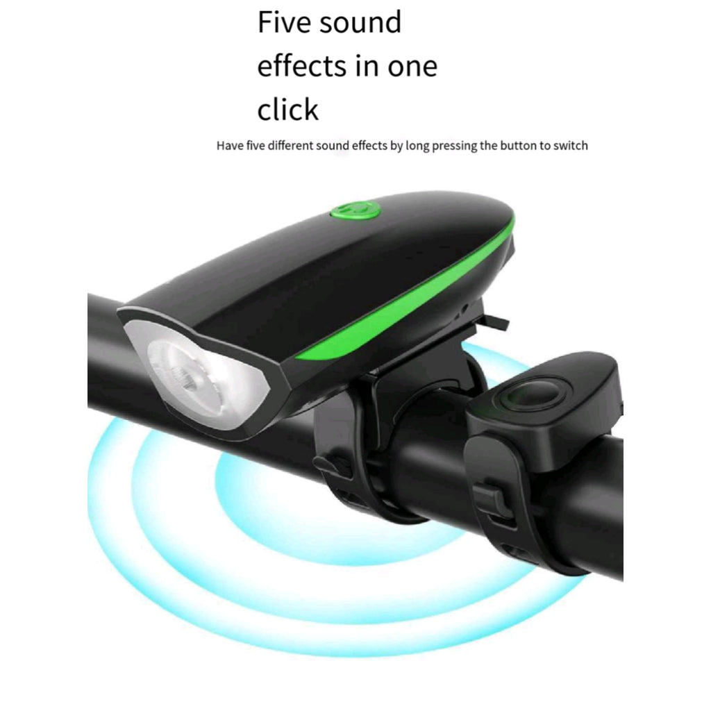 Bicycle Light With Integrated Safety Horn