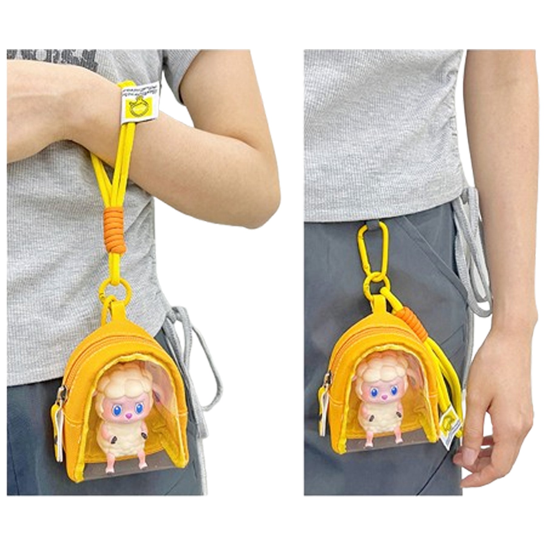 Zippered Toy Bag with Lanyard