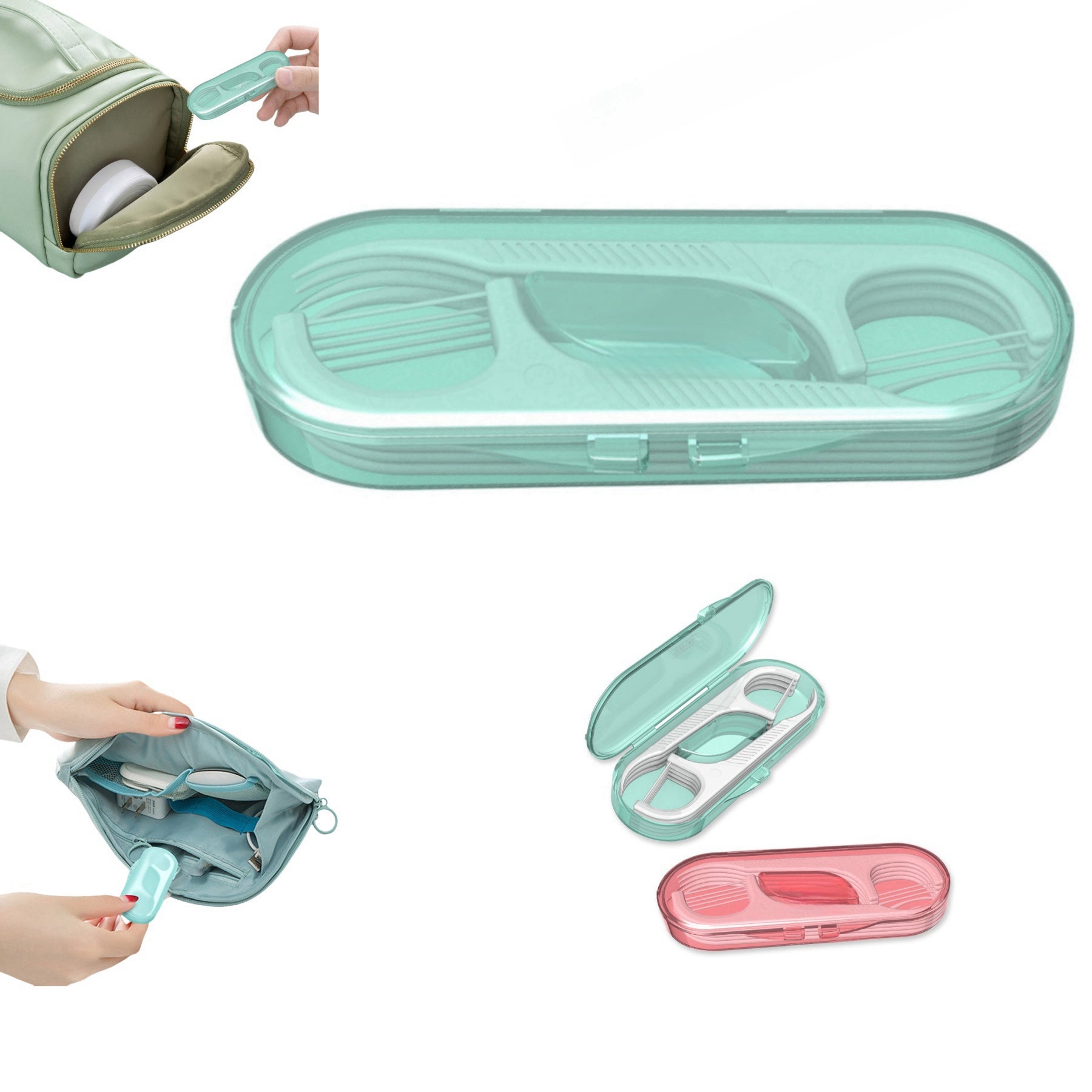 Plastic Dental Floss Stick Box