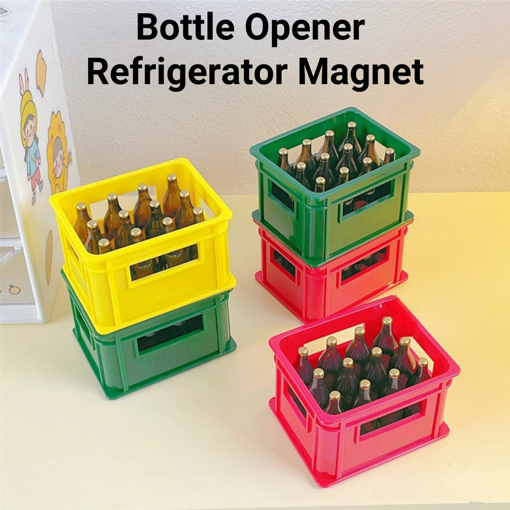 Three-dimensional Magnetic Refrigerator Magnet Bottle Opener