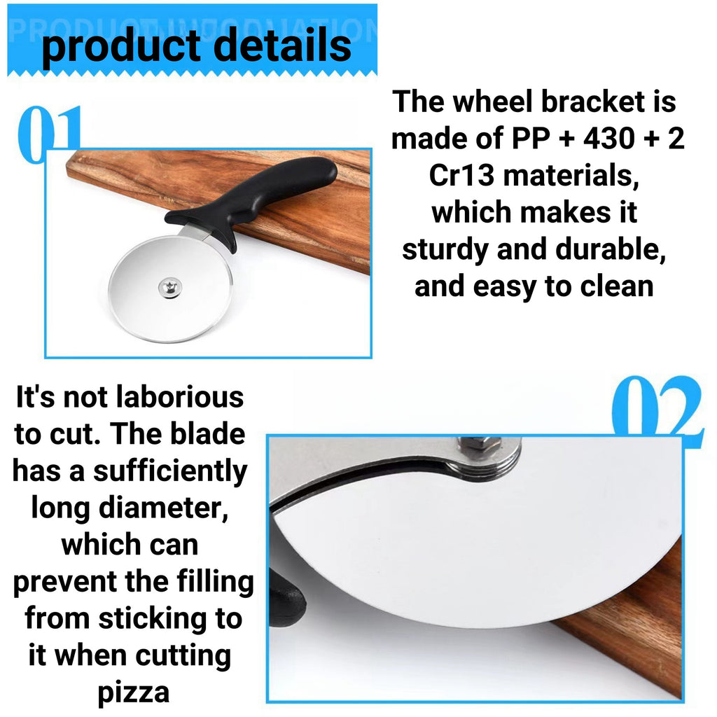 Stainless Steel Roller Pizza Cutter