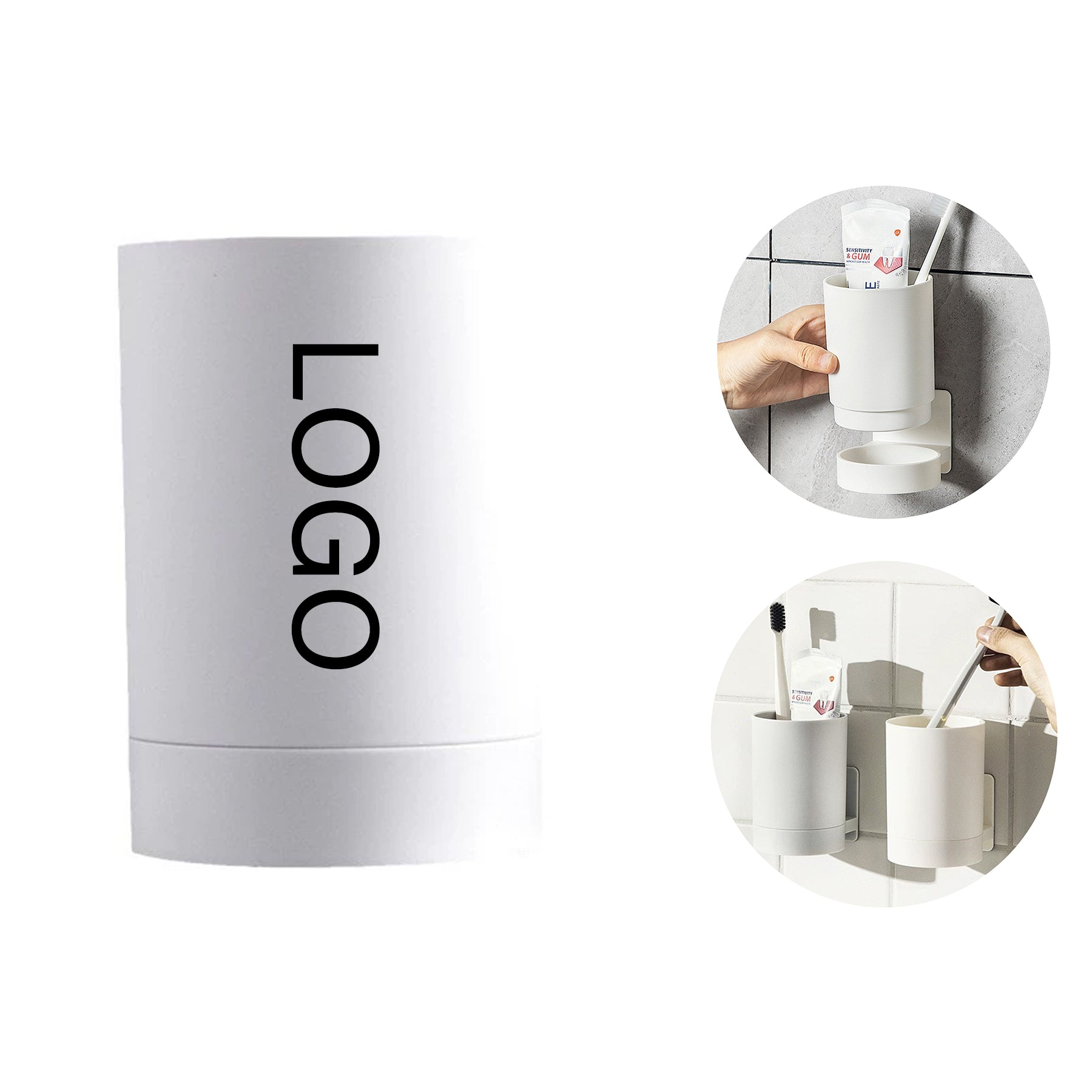 Portable Bathroom Toothbrush Holder Set