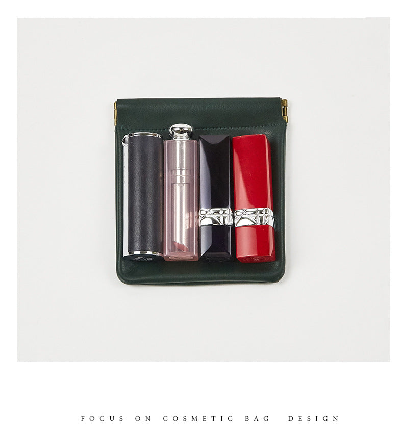 PU Leather Mini Cosmetic Bag