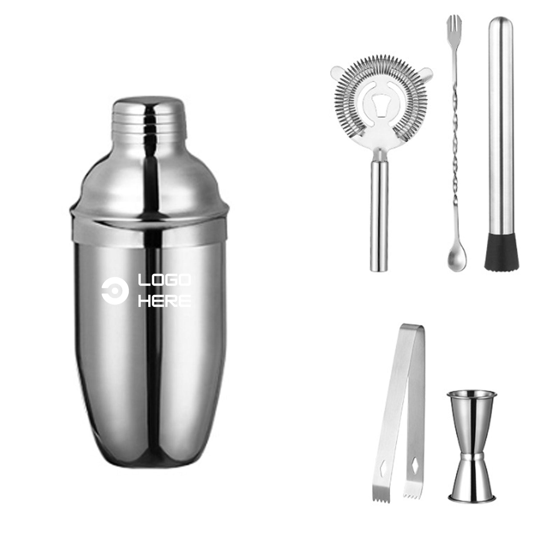 6-Piece Cocktail Shaker Set