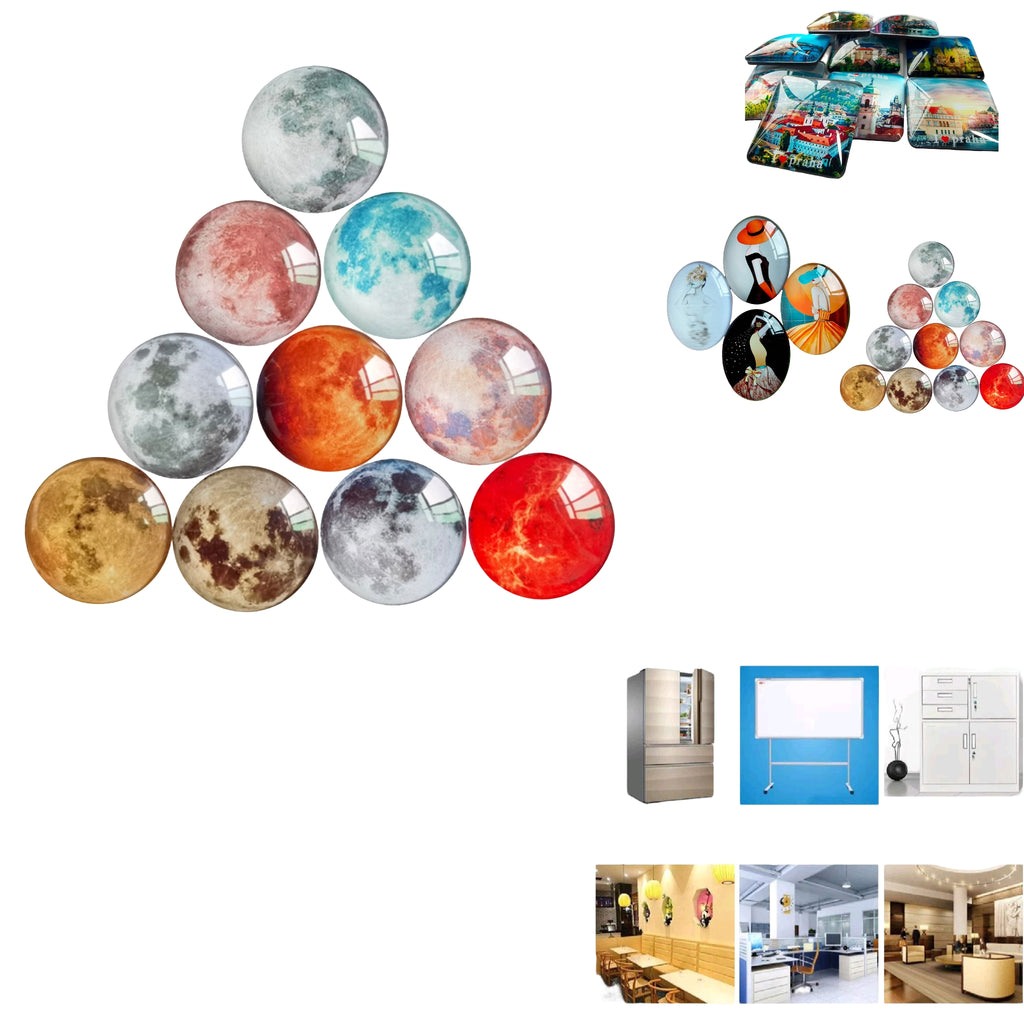 Crystal Glass Frigerator Magnets Custom Dry Erase Home Decor