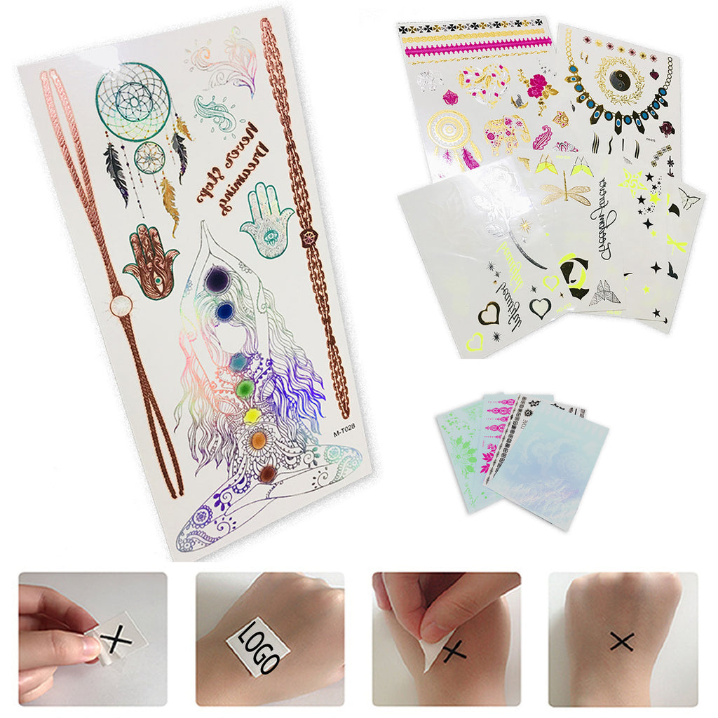 Non-Toxic Customizable Waterproof Tattoo Stickers