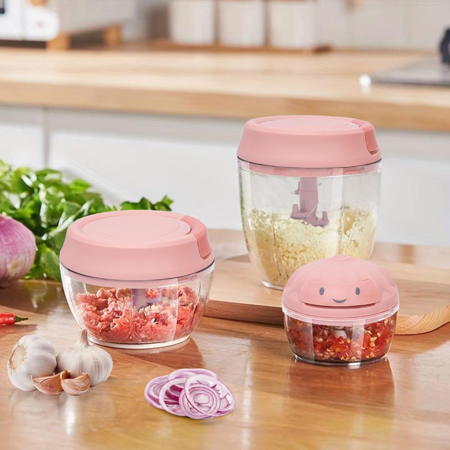 Household Portable Manual Food And Vegetable Chopper