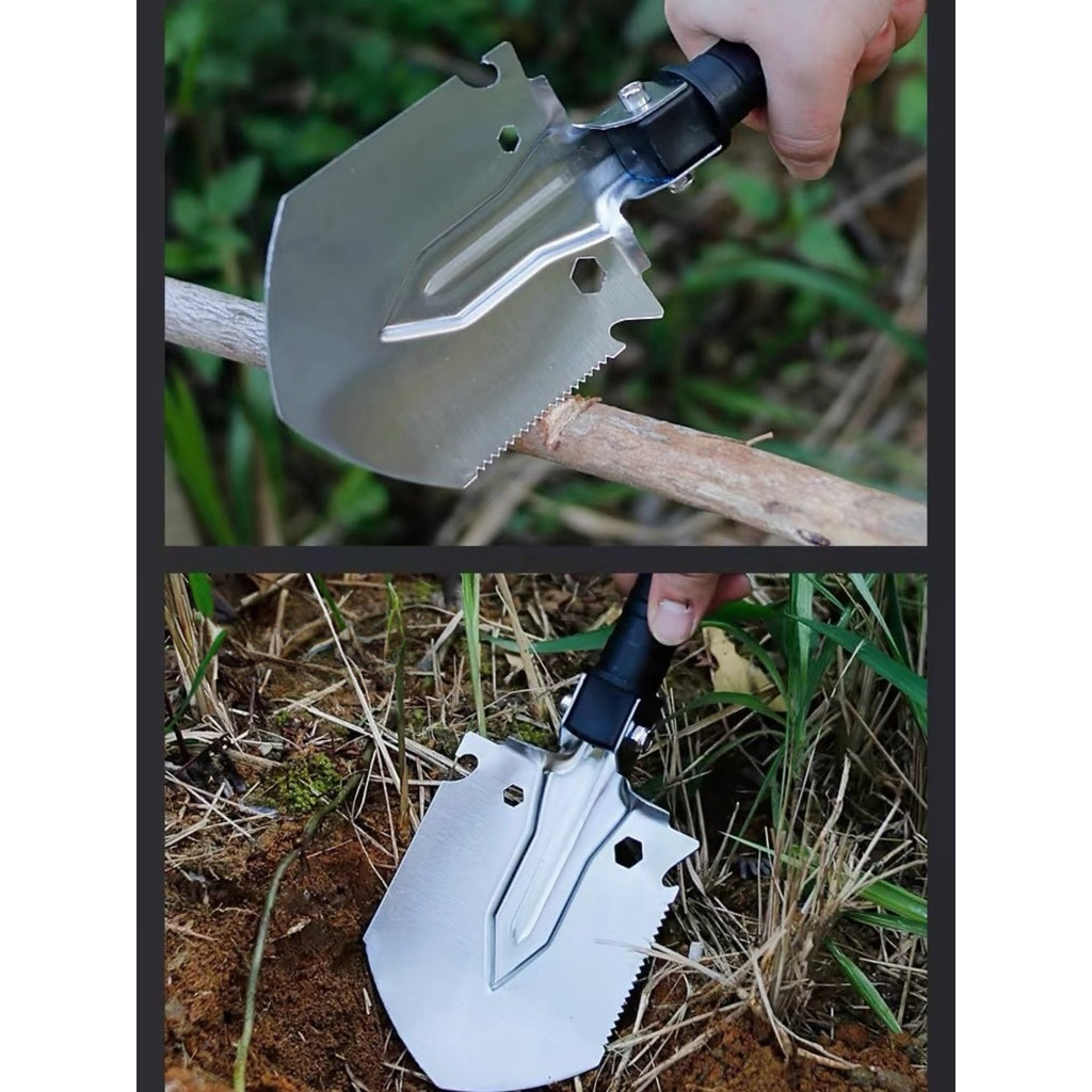 Compact Multi-Tool Camping Shovel
