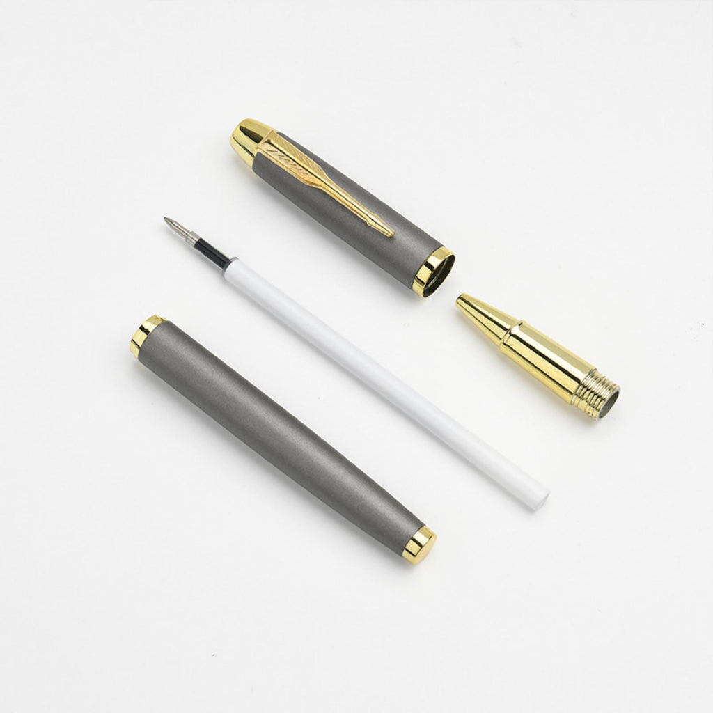 High-End Business Black Ink Metal Pen