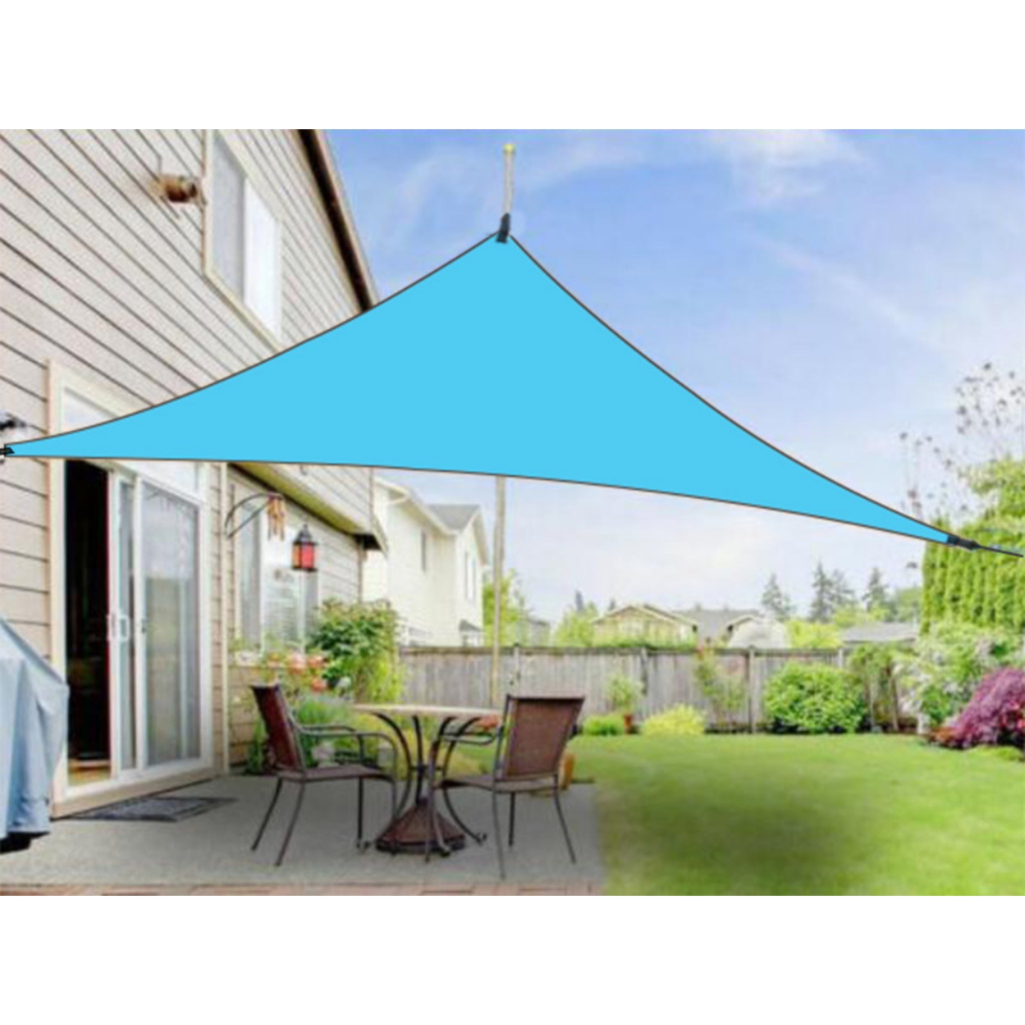Triangle Sun Shade Sail UV Protection Outdoor Waterproof
