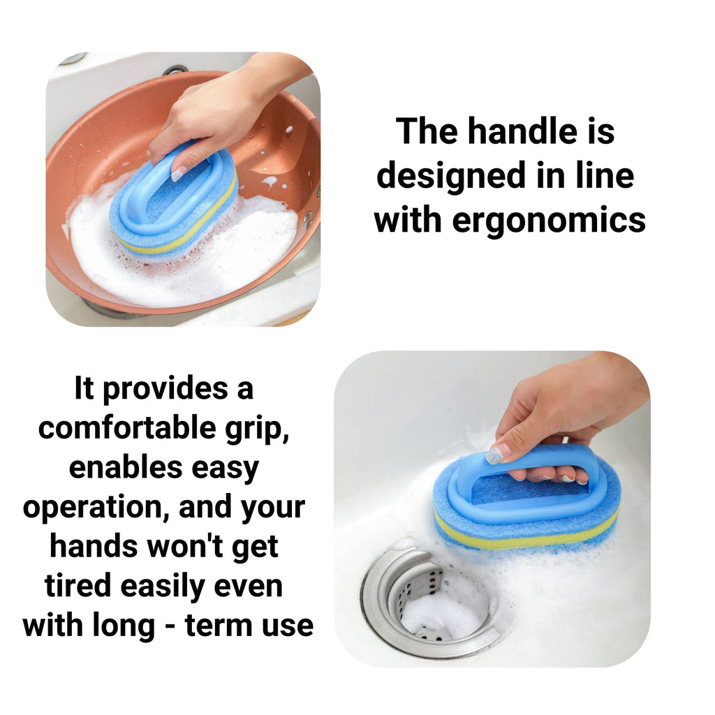 Three - Layer Thick Sponge Cleaning Brush