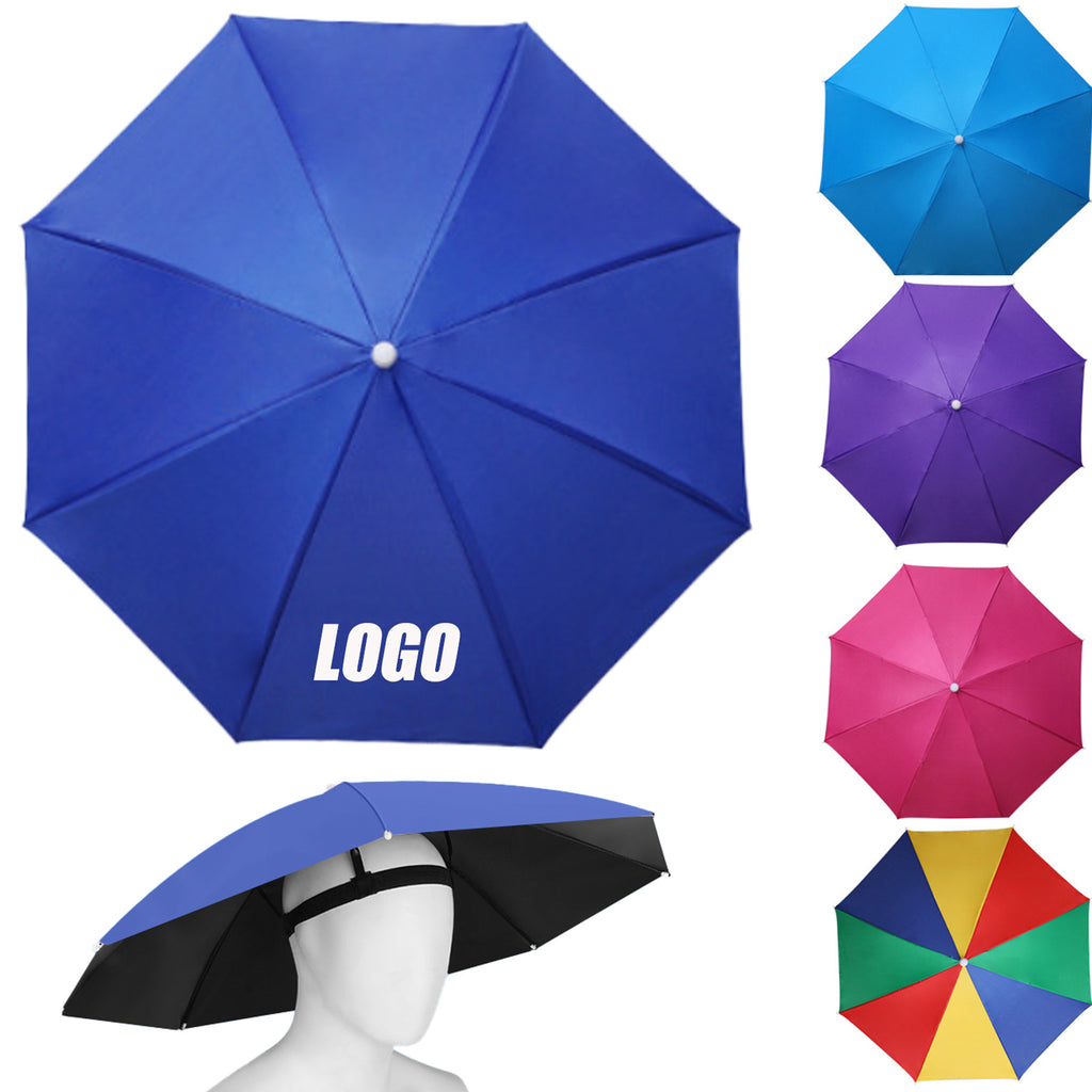 Outdoor Folding Fishing Large Headwear Umbrella Hat