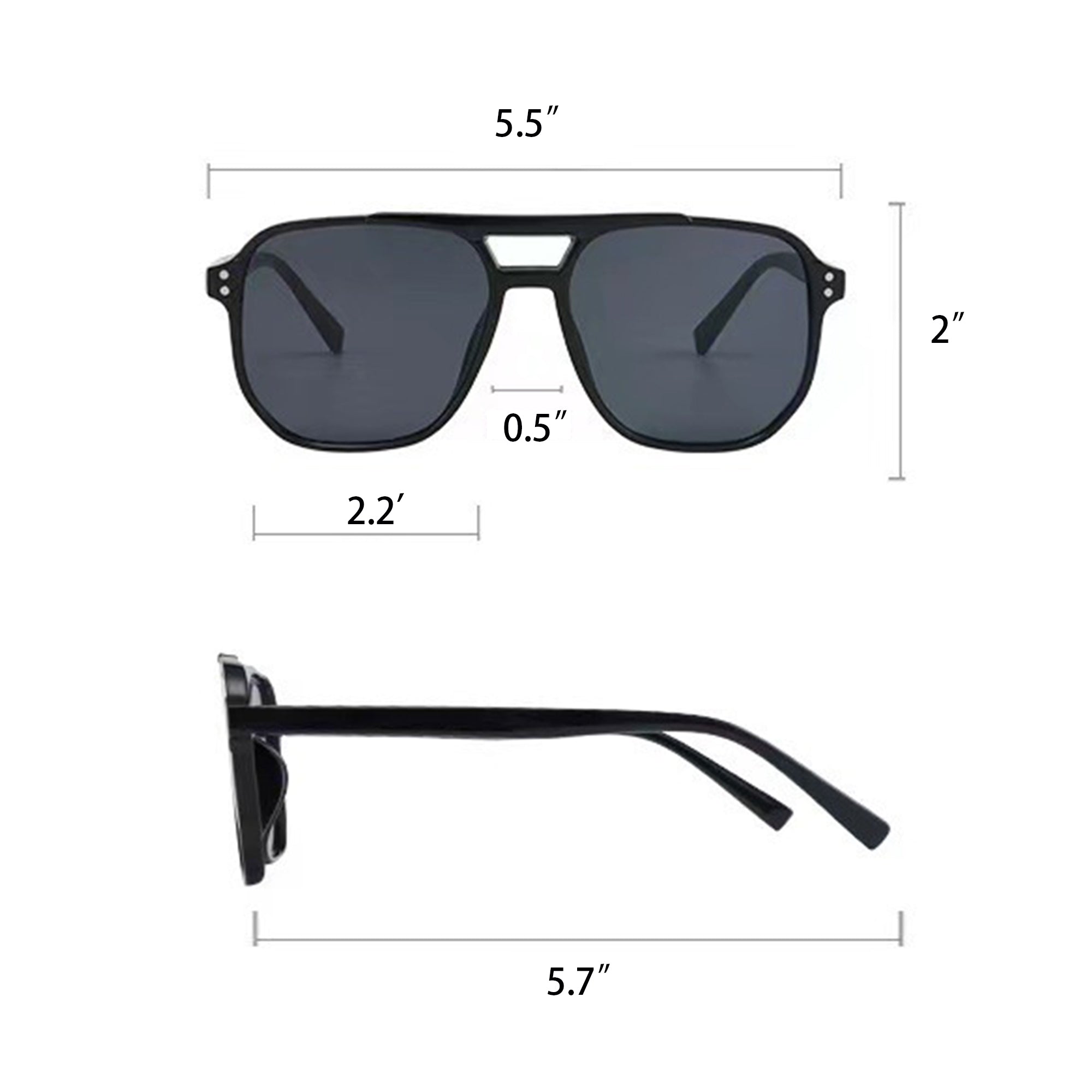 Retro Square Sunglasses