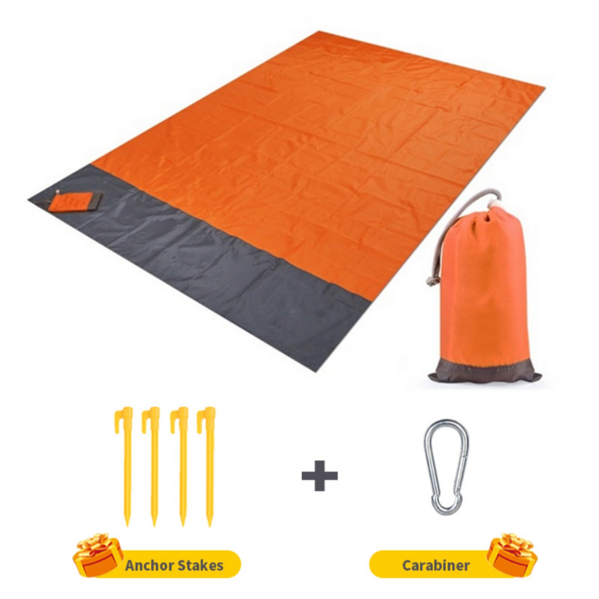 Beach Mat Waterproof Lightweight Sandproof Portable Picnic