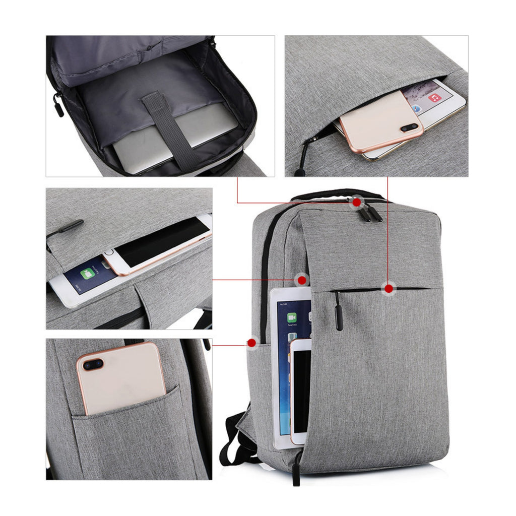 Travel Laptop Backpack with USB Charging Port