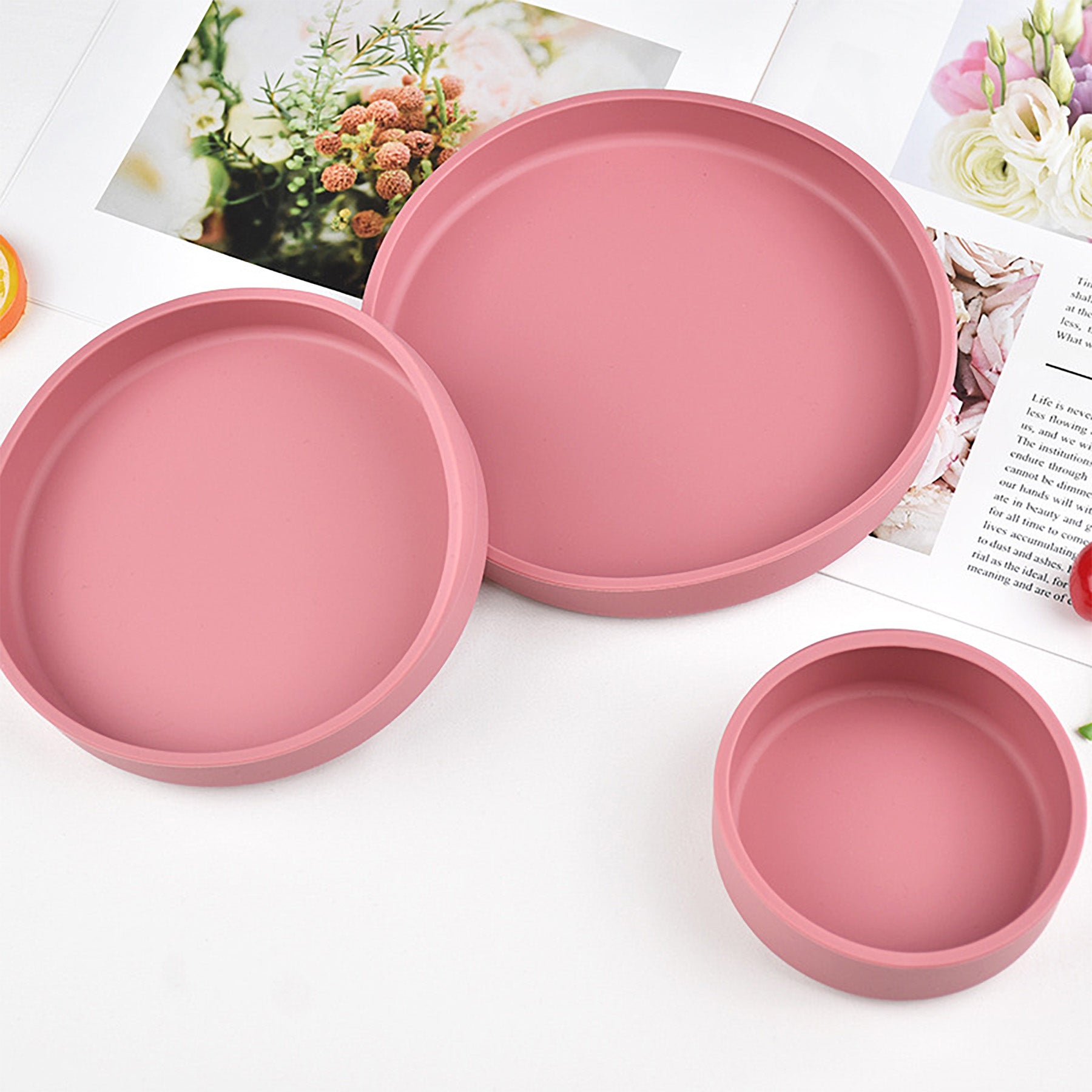 Silicone Snack Plate Set
