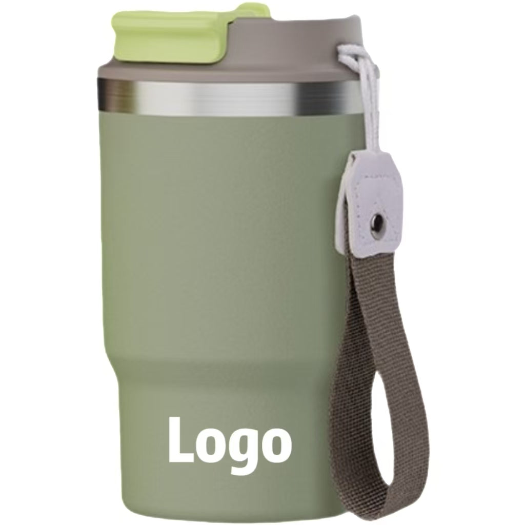 Dual-Drinking Lid Coffee Cup