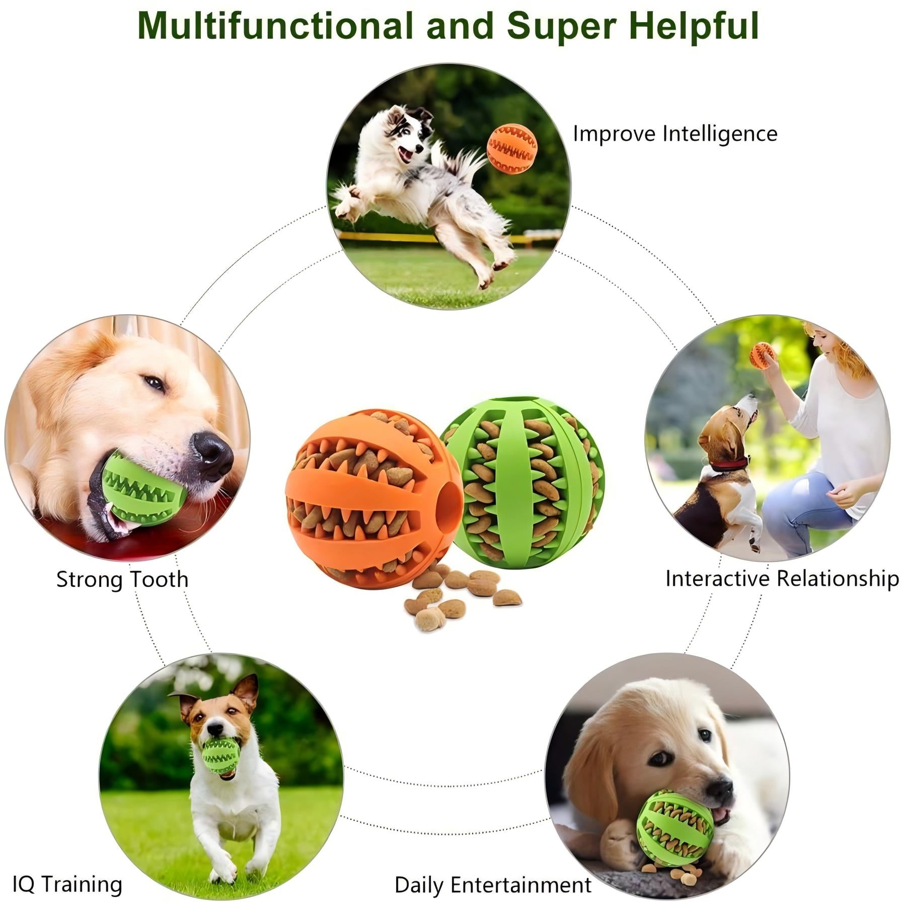 Pet Dog Toys Treat Dispenser
